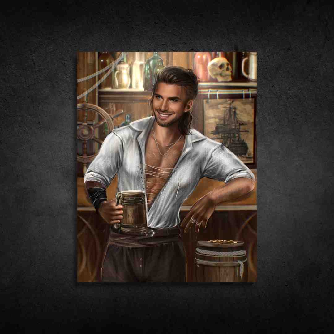 Drink Up Me Hearties Art Print - Jessica S. Taylor
